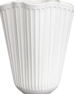 Hammershøi Unfold Vase H20. 5 cm hvid>Kähler Outlet