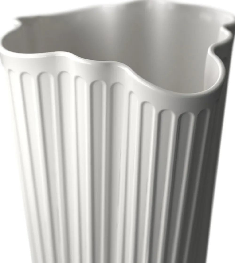 Hammershøi Unfold Vase H20. 5 cm hvid>Kähler Outlet