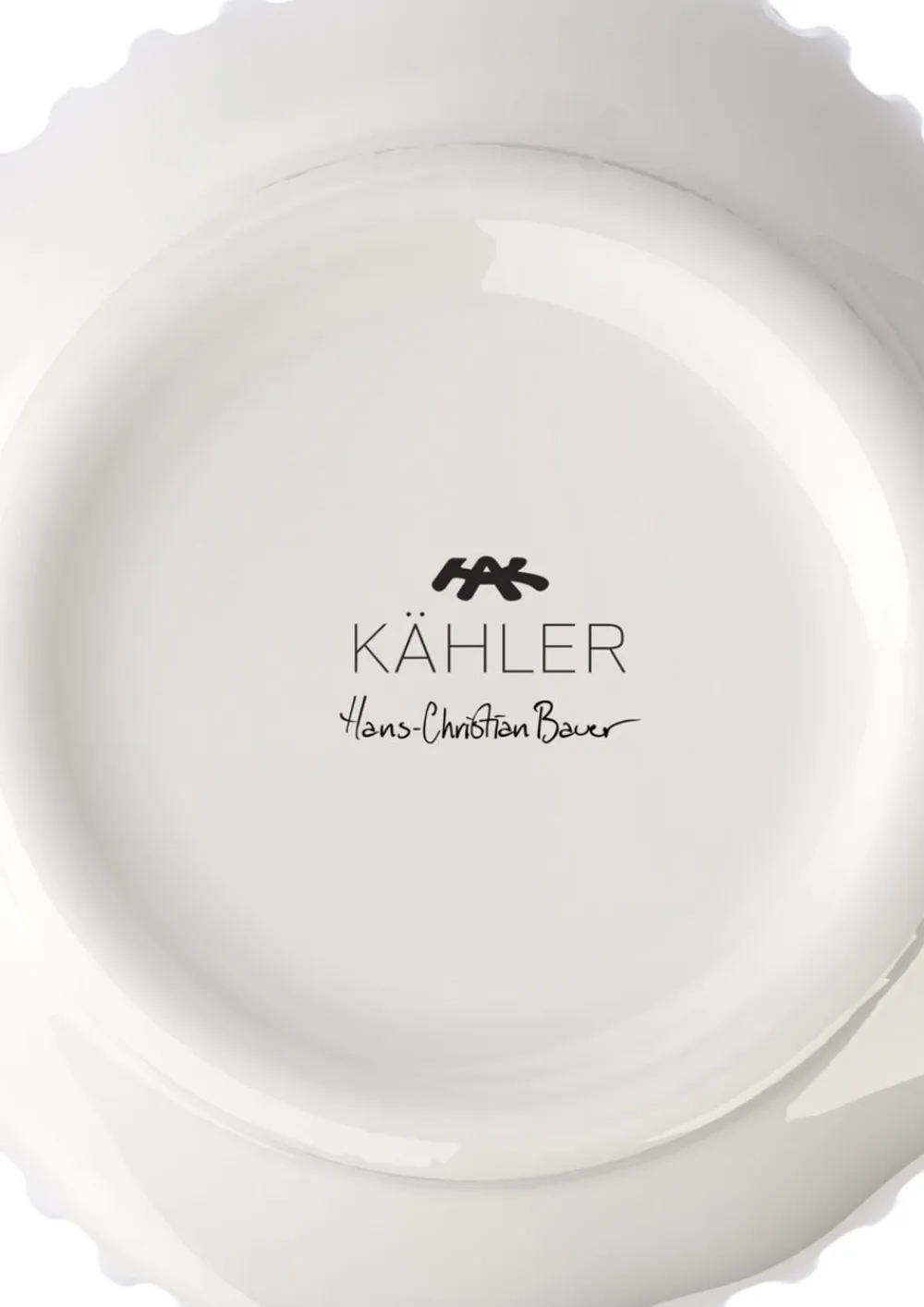 Hammershøi Unfold Vase H20. 5 cm hvid>Kähler Outlet