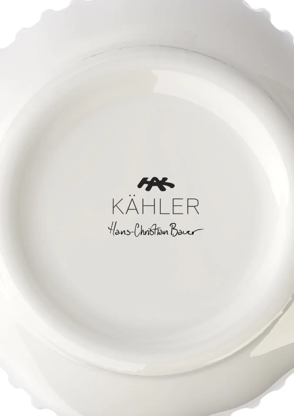 Kähler Hammershøi Unfold Vase H16. 5 cm hvid