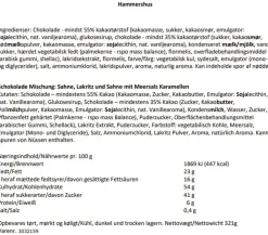 Karamel Kompagniet Hammershus, Chokolade blanding Hot