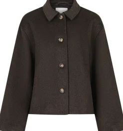 Neo Noir Hamra Wool Jacket Chocolate brown New