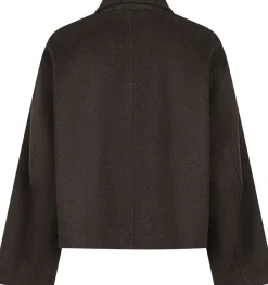 Neo Noir Hamra Wool Jacket Chocolate brown New