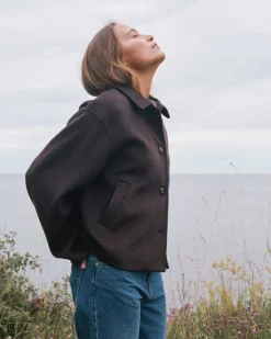 Neo Noir Hamra Wool Jacket Chocolate brown New