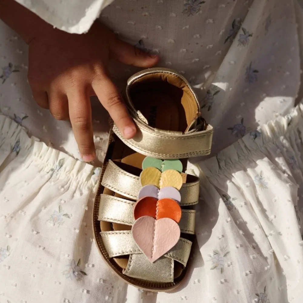 Børn Wheat Hana Lukket Lak Sandal