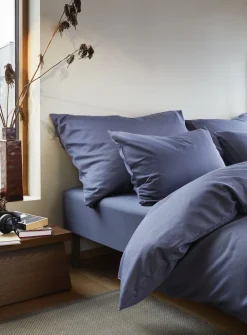 Høie Harmoni stonewashed pudebetræk denimblå