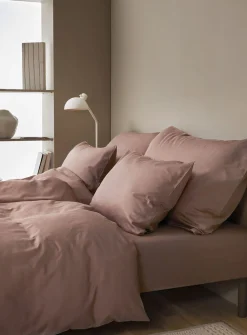 Harmoni stonewashed sengesæt varm rosa>Høie Sale