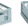 Hay Colour Crate Mini-Set of 2-Dusty blue