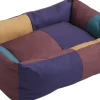 Hay Dogs Bed-Large-Burgundy, green Outlet