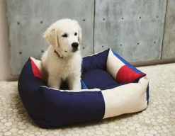 Dogs Bed-Medium-Red, blue>Hay Discount