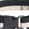 Hay Dogs Collar Flat-M/L-Black, whi
