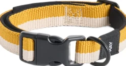 Hay Dogs Collar Flat-S/M-Off-white,