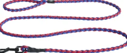 Dogs Leash-Braided-Red, blue>Hay Clearance