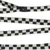 Hay Dogs Leash-Flat Check M/L-Black Clearance