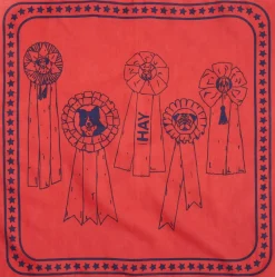 Dogs Scarf Recycled-55 x 55-R>Hay New