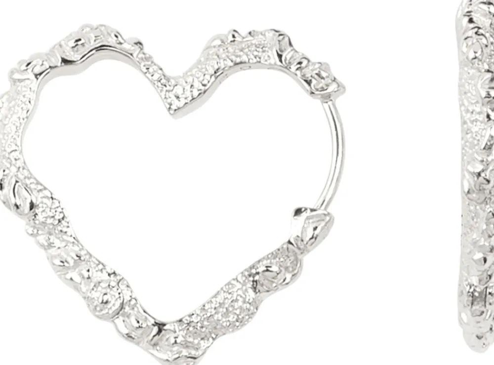 Heart Crush Hoops>Camille Brinch Jewellery Best