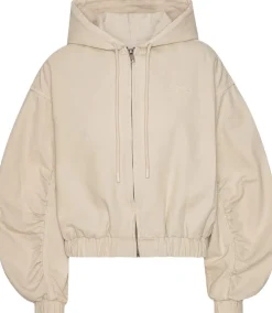 ROTATE Birger Christensen HEAVY WOVEN JACKET Oatmeal Hot