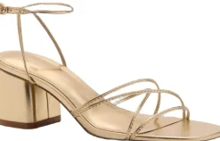 Heeled sandal with crossed straps>MANGO Online