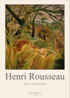 Poster & Frame Henri Rousseau 3 Flerfarvet Hot