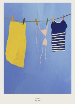 Poster & Frame Henry Rivers - Afternoon swim Flerfarvet Hot