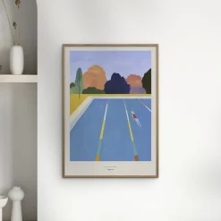 Poster & Frame Henry Rivers - Afternoon swim Flerfarvet Hot