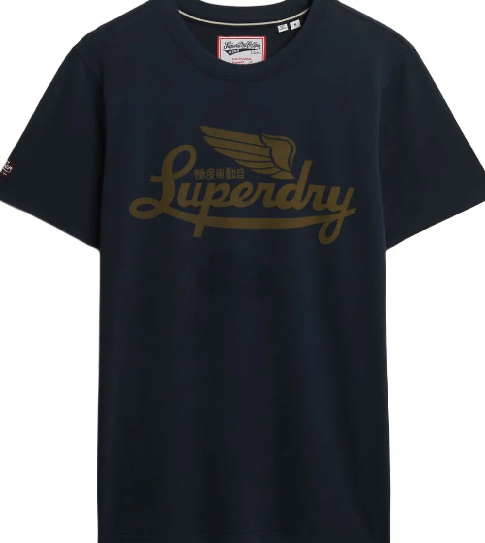 HERITAGE BRAND RELAXED TEE>Superdry