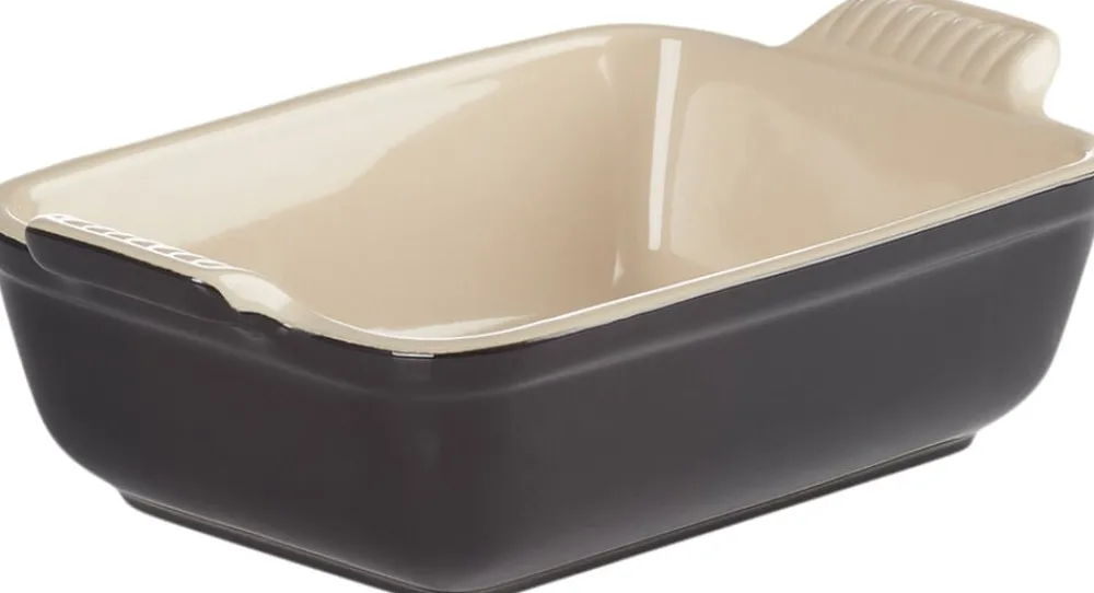 Le Creuset Heritage Rekt Fad 19/15cm Black