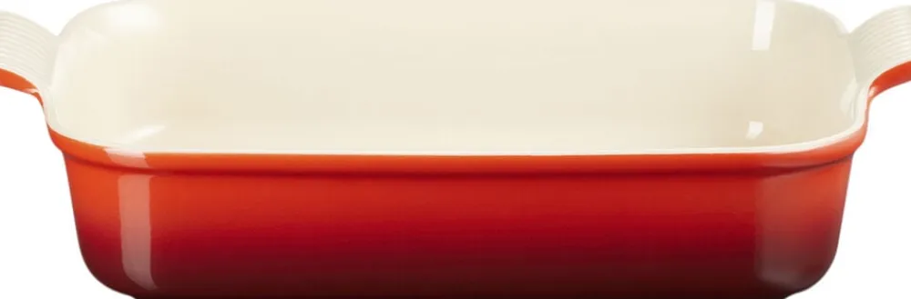 Le Creuset Heritage Rekt Fad 32/25cm Cerise Online