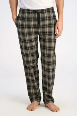 Lindbergh Herringbone checked pyjama Gr&oslash;n Outlet