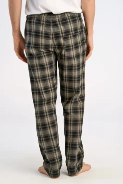 Lindbergh Herringbone checked pyjama Gr&oslash;n Outlet