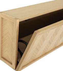 Herringbone Skoskab Large Natur><noscript><img width=