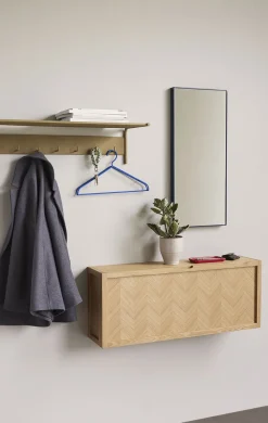 Herringbone Skoskab Large Natur><noscript><img width=