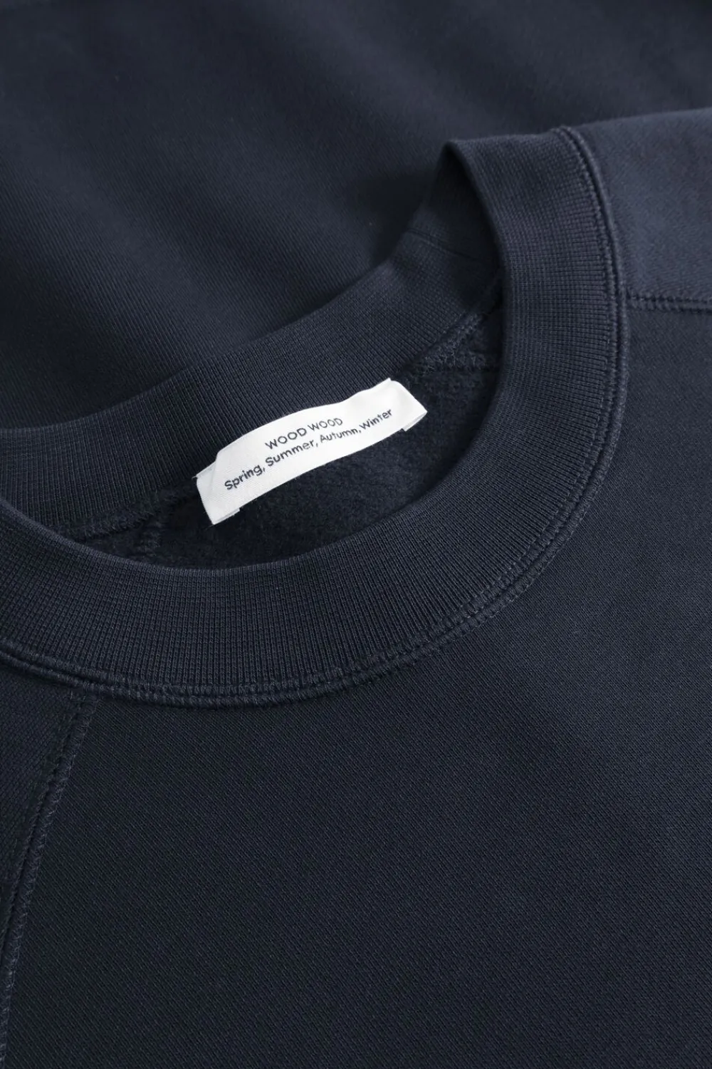 Wood Wood Hester classic sweatshirt Blå Discount