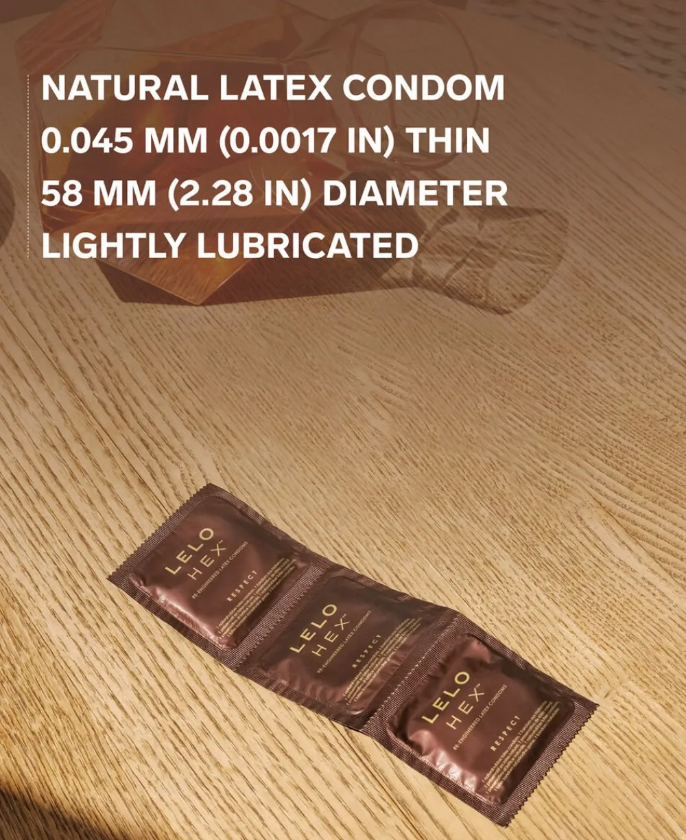 LELO HEX Kondomer Respect XL - 12 Stk. New