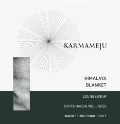Karmameju Skincare HIMALAYA FLEECETÆPPE - COLOUR / Light grey
