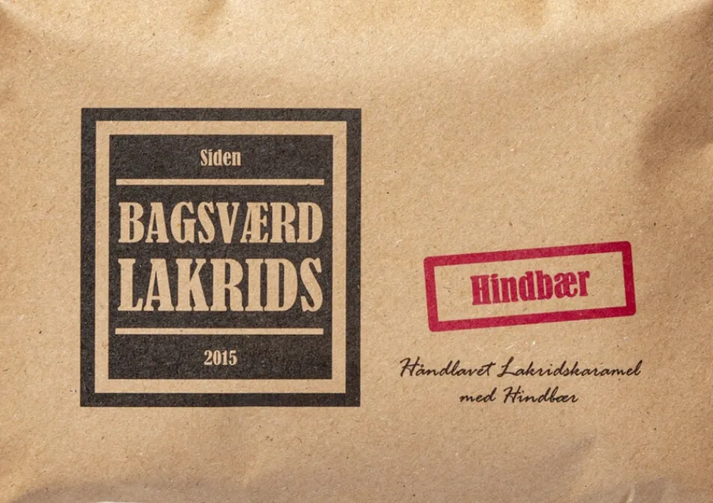 Bagsværd Lakrids Hindbær, 160 gr. Clearance