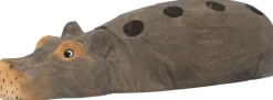 Ferm Living Hippo Pencil Holder - Hand-carved New