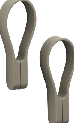 Zone Håndklædestrop Loop magnet 2 stk. Taupe