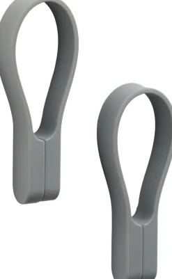 Zone Håndklædestrop Loop magnet 2 stk. Grey