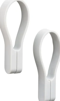 Zone Håndklædestrop Loop magnet 2 stk. Soft Grey