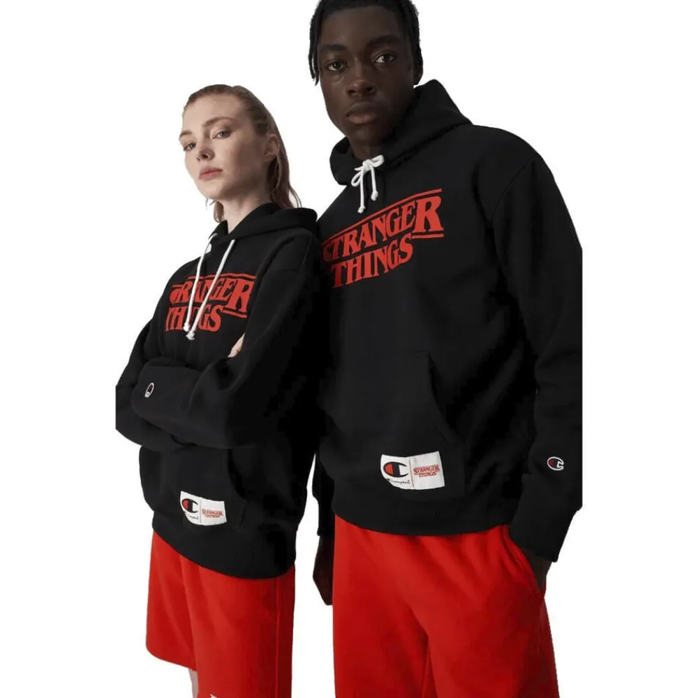 Champion Hooded Sweatshirt Hættetrøje Black Online