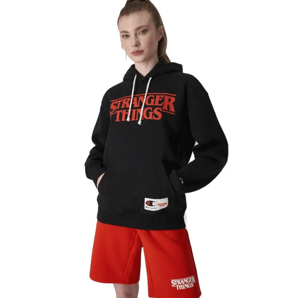 Champion Hooded Sweatshirt Hættetrøje Black Online