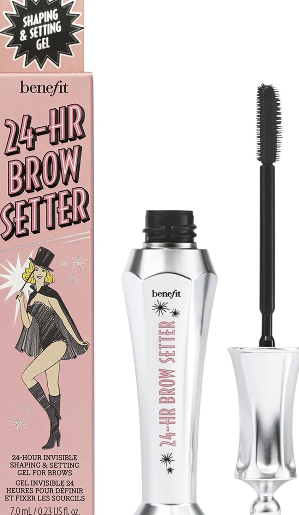 Benefit Cosmetics 24-Hour Brow Setter gel - transparent bryn gel
