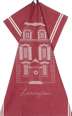 Lexington House Org Cotton Jacquard Kitchen Towel