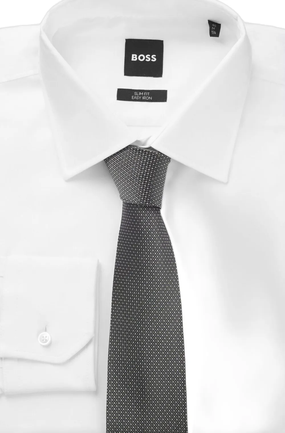 BOSS H-TIE CM 7. 5 253 Dark grey Sale