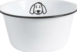 Hundeskål stor emalje>Ib Laursen Hot
