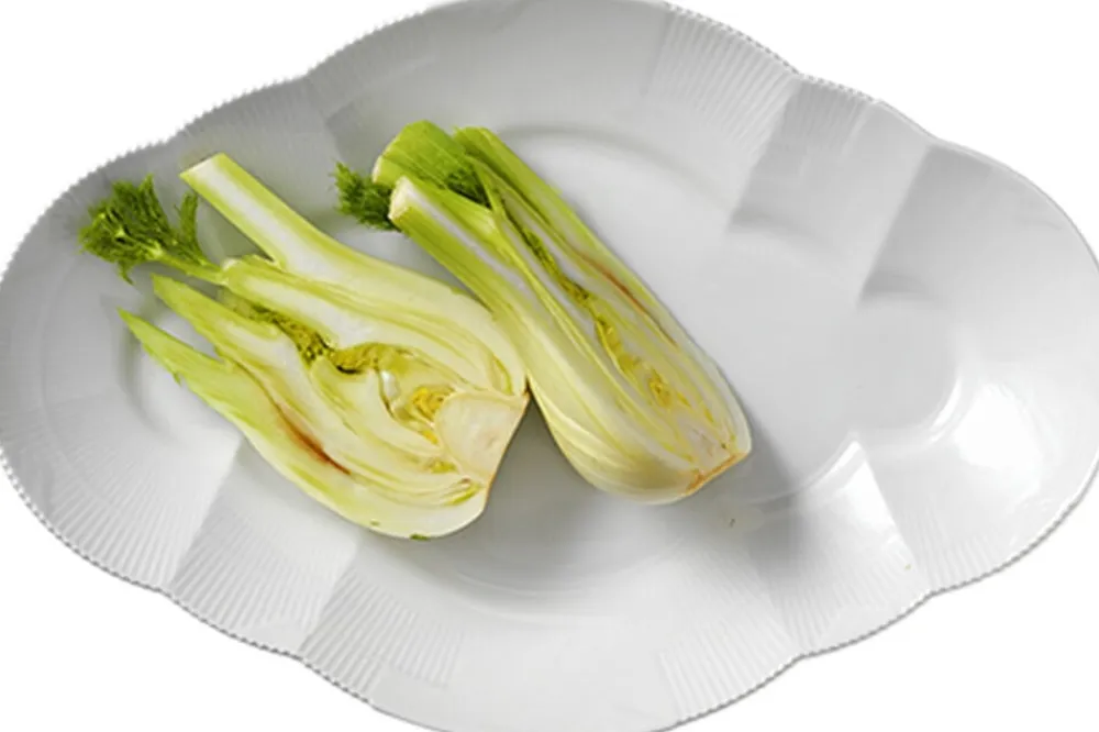 Royal Copenhagen Hvid elements 38,5 cm. fad