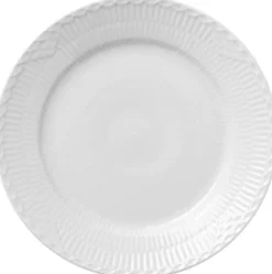 Royal Copenhagen Hvid Halvblonde 19 cm. tallerken