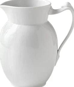 Royal Copenhagen Hvid Riflet 170 cl. kande