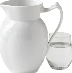 Royal Copenhagen Hvid Riflet 170 cl. kande